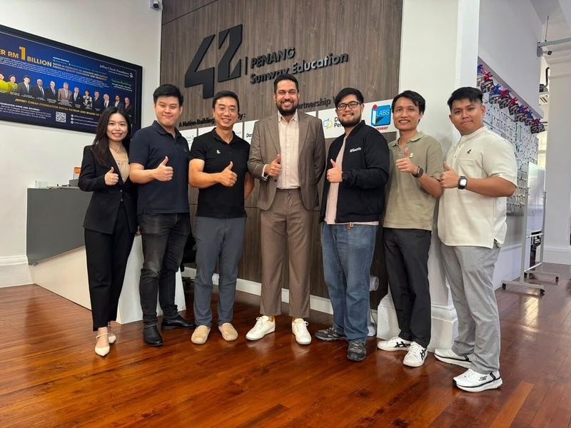 NixFrontier team with the 42 Penang team at the 42 Penang campus